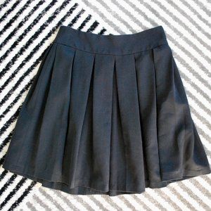 Pleated Black Skirt